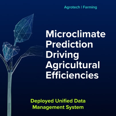 Microclimate Prediction Driving Agricultural Efficiencies